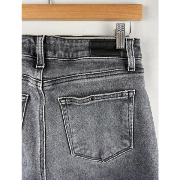 Women’s Paige Size 28 Dark Gray Wide Leg Jeans - Image 4