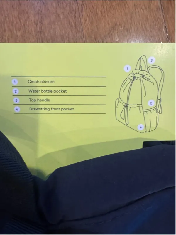 All In Motion Black backpack - Image 3