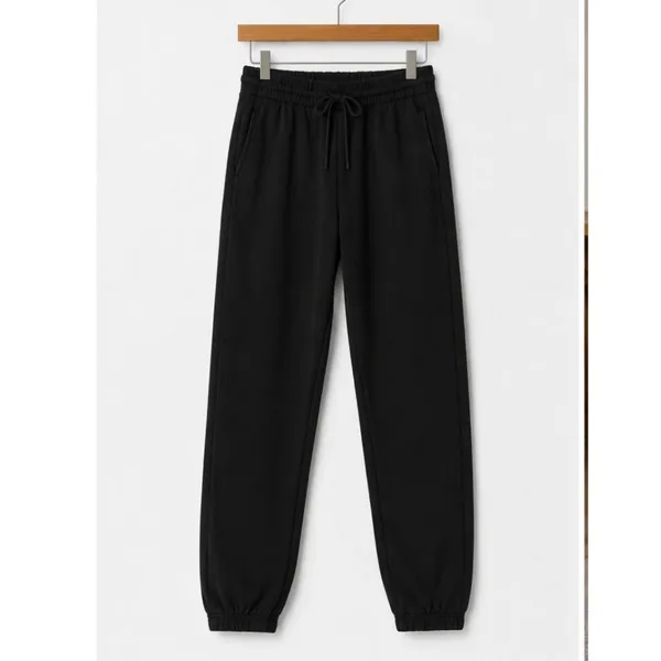 TNA Aritzia Black CozyAF Fleece Joggers - Image 2