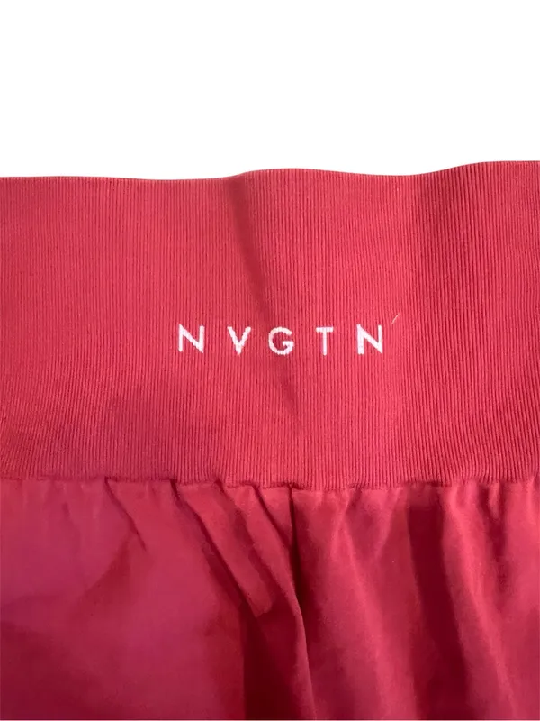 NVGTN Red Coral Contour Seamless Leggings Workout - Image 2