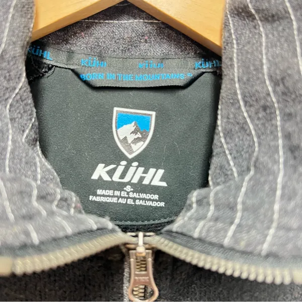 Kuhl Alpaca Fleece Full Zip Front Color‎ Block Jacket - Image 3