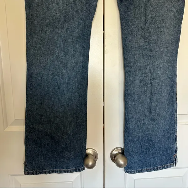 Wrangler Cash Waist Bootcut Blue Riding Jeans Womens‎ Sz 15/16 × 34 Cowgirl Cut - Image 9