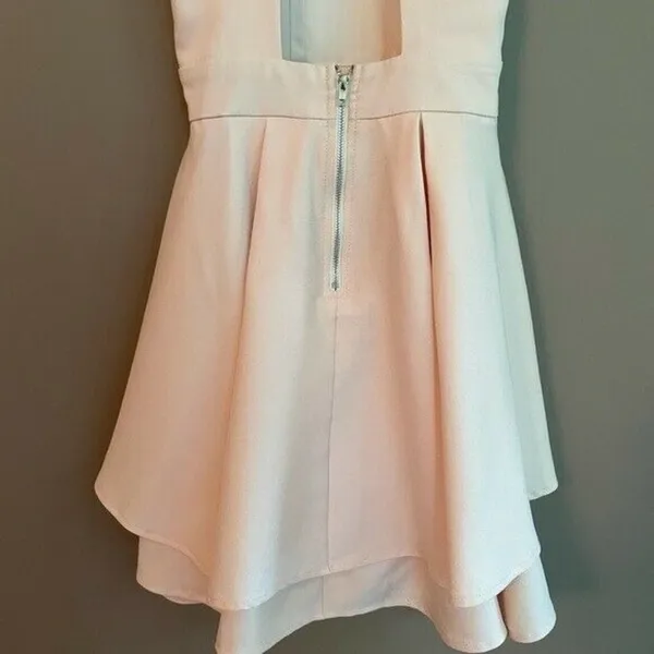 Lulus Rehearsal Open Back Skater Skirt Peach Size‎ XS - Image 12