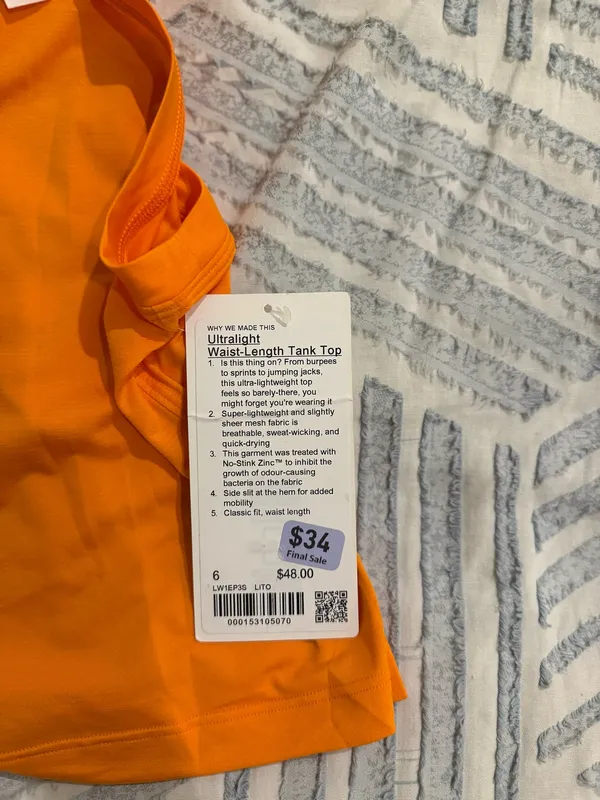 Lululemon Tank - Image 3