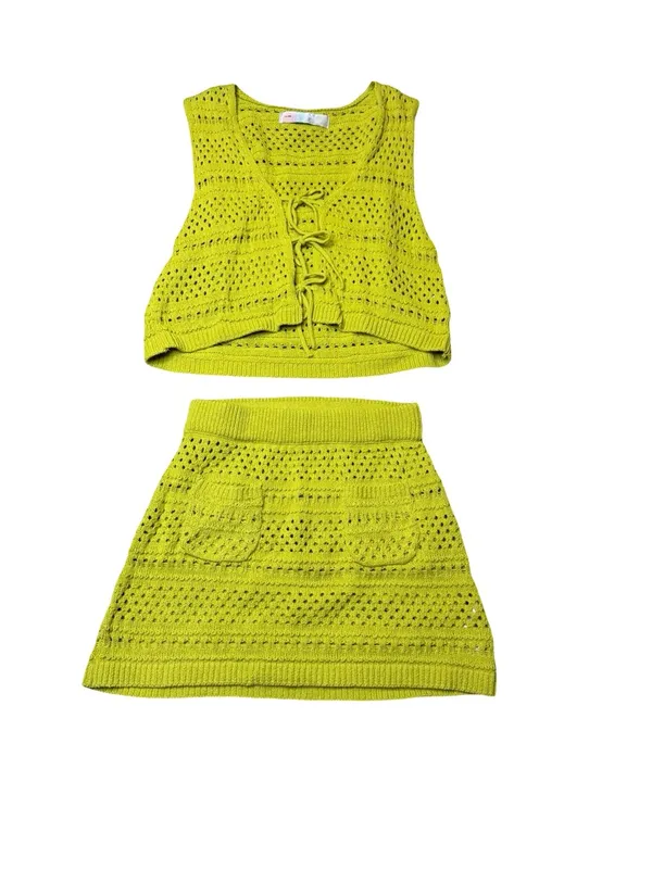 ✨ Free People Mairead Fauxchet Crochet Beach Set XS Boho Coastal ✨‎ - Image 2