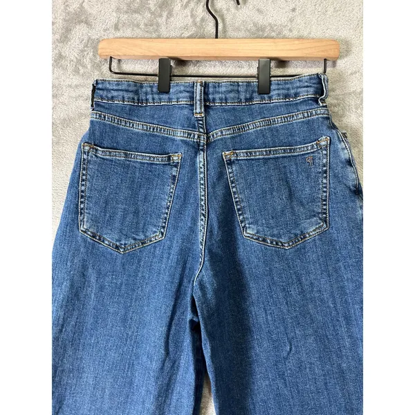 Pilcro Barrel Leg Jeans Blue Denim Women’s Size 25 Modern Effortless Cool Girl‎ - Image 4