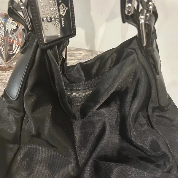 Lauren Ralph Lauren Black Slouchy Shoulder Bag - Image 3