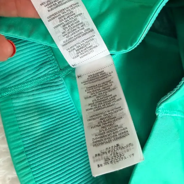 Gymshark Sweat Seamless Longline Sports Bra Emerald Green Size M B4A9L - Image 5