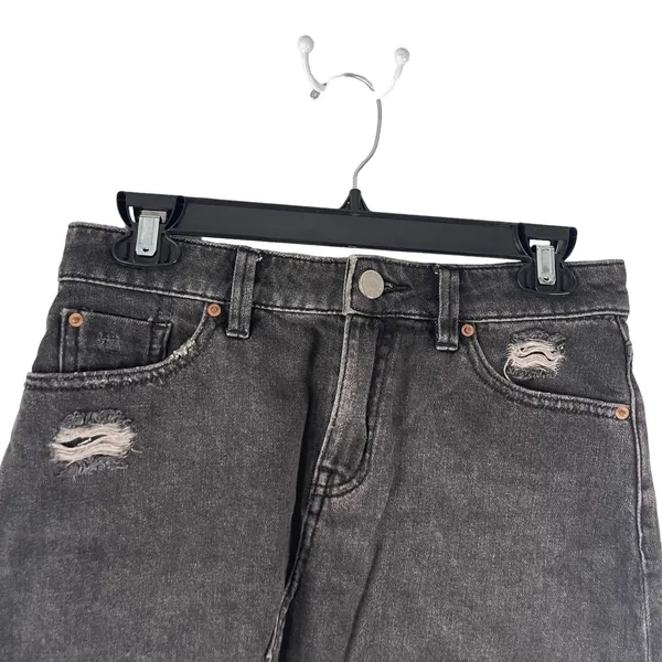 Urban Outfitters BDG Women's Size Small Black Distressed‎ Jean Mini Skirt - Image 2
