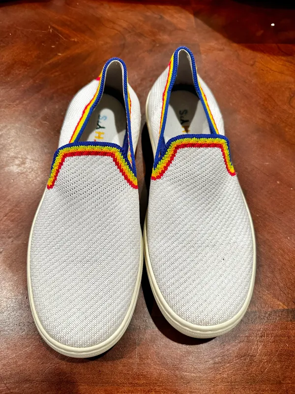 Rothy's White Sneakers. Size 7.5 - Image 3