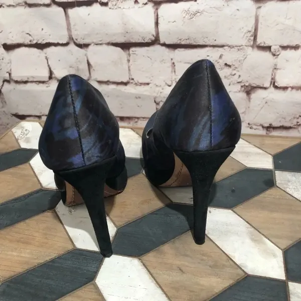 Sam Edelman Ulysa Platform‎ Pump In Midnight Blue - Image 5