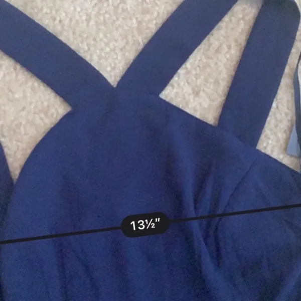 Lulu’s air of romance navy blue maxi formal dress - Image 4