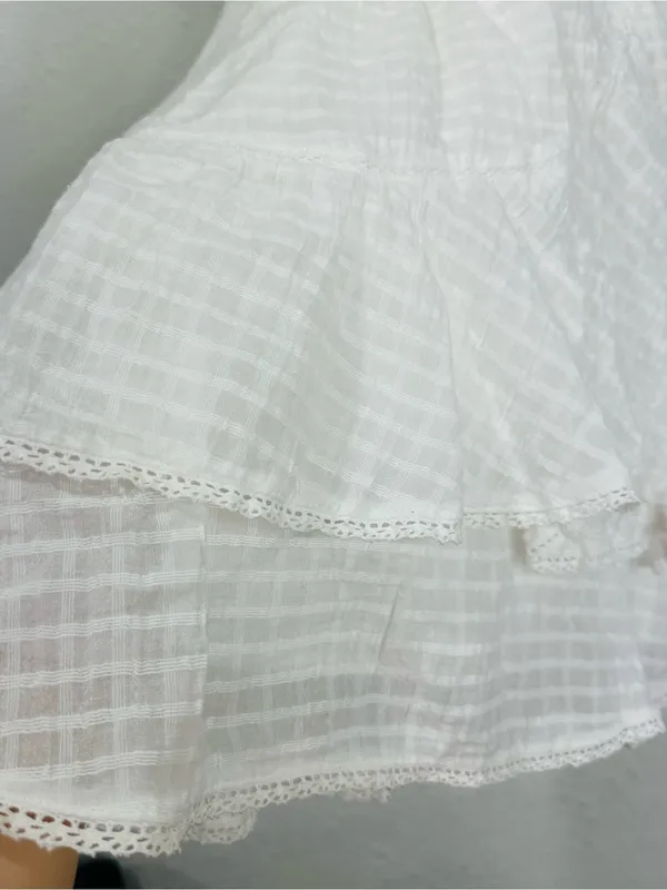 Heartloom White Tiered Ruffle Tank Dress - Image 6