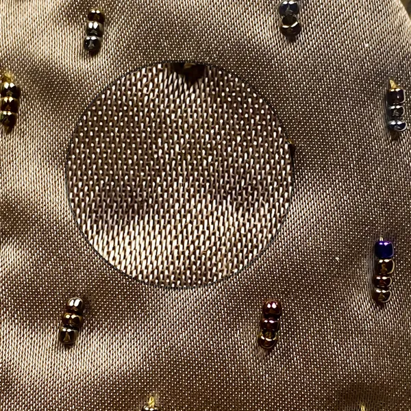 Women’s Small Beaded Evening Bag Brown - Image 8