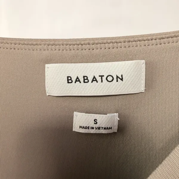 Babaton‎ Contour Squareneck Longsleeve Romper in Stone Size Small - Image 6