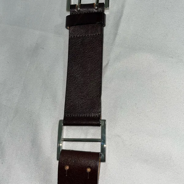 HAROLDS, leather belt size large. Brown - Image 11