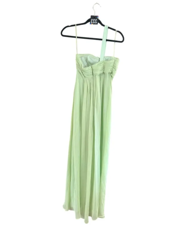 Xscape Light Green Ruched Sweetheart Maxi Dress - Image 10