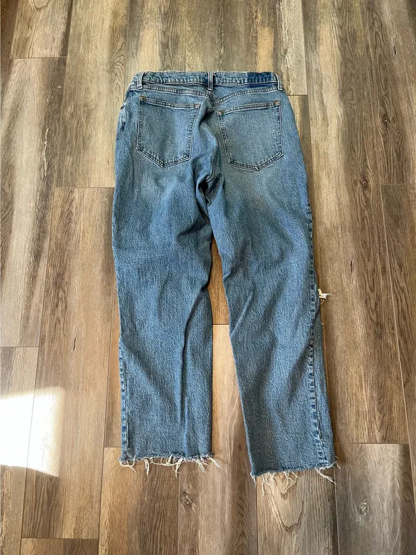 Abercrombie & Fitch Curve Love Ultra High Rise 90s Straight Jeans - Image 3