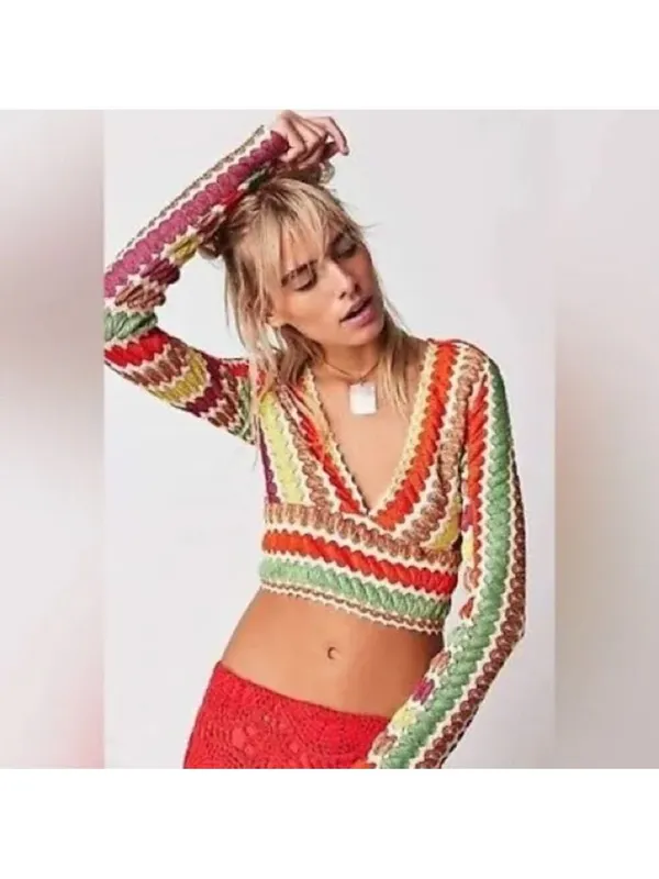 Free People Twist and Shout Top Size Large - Image 4
