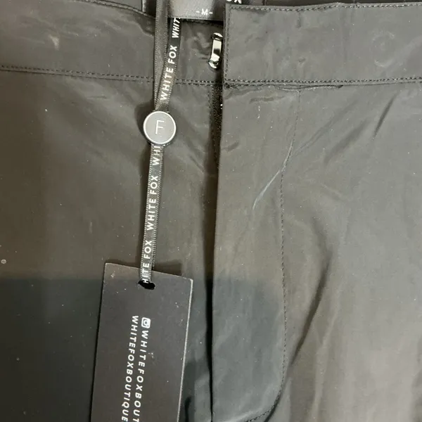 White Fox Boutique Jet Black Utility Pants A0272 - Image 3