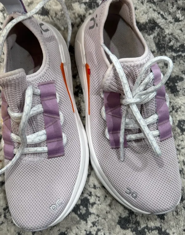 On Cloudeasy Running Lilac Mesh Athletic Sneakers - Image 2