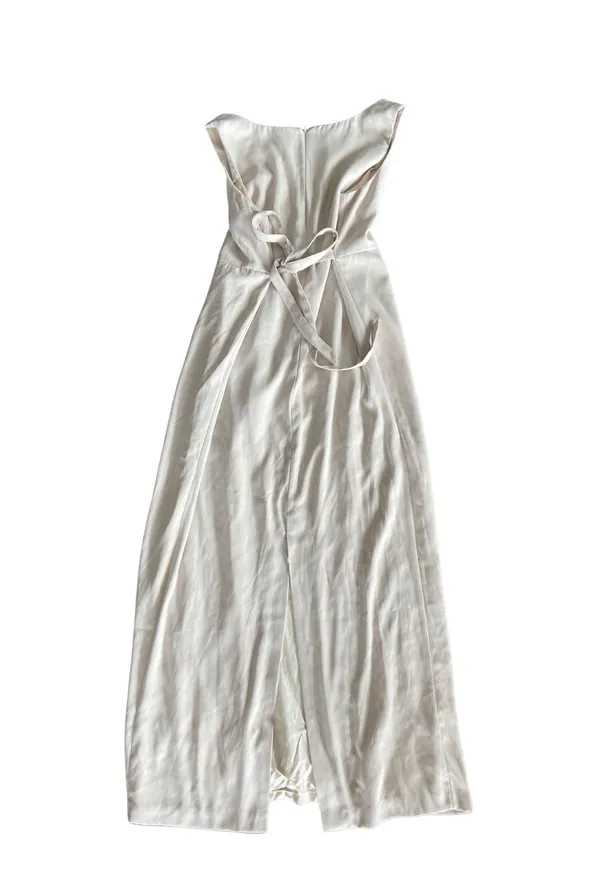 Stunning vintage 90s off white midi dress 🔥 - Image 4