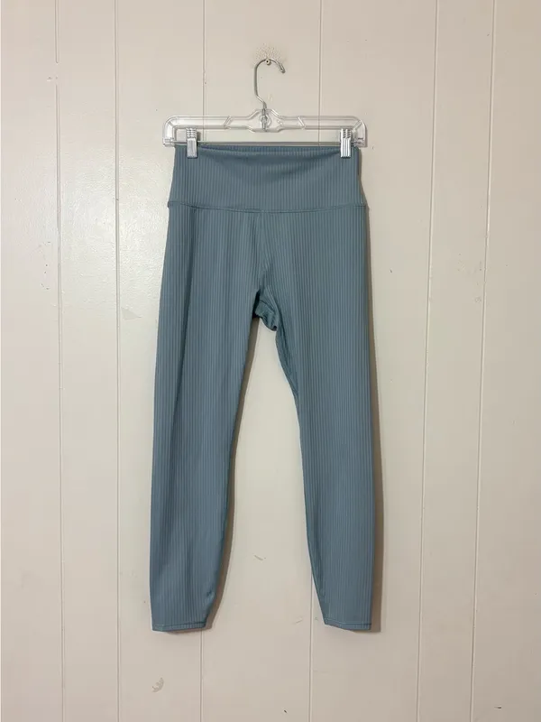 Vuori Inversion Rib Legging Mist Ribbed High Rise 7/8 Size M VW4134 - Image 8