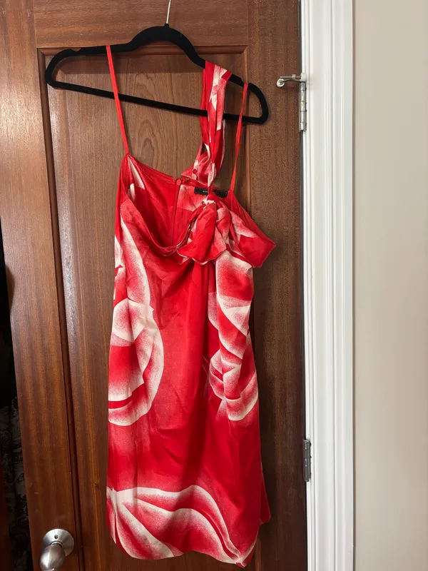 BCBGMAXAZRIA Silk Dress Mini - Image 3