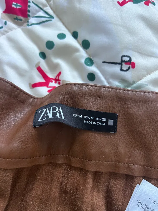 ZARA Leather Skirt - Image 4