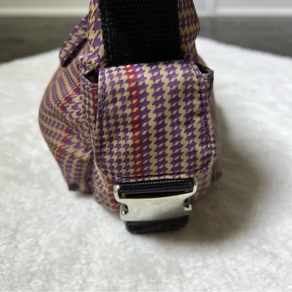 Lauren Ralph Lauren Y2K Houndstooth Shoulder Bag - Image 6