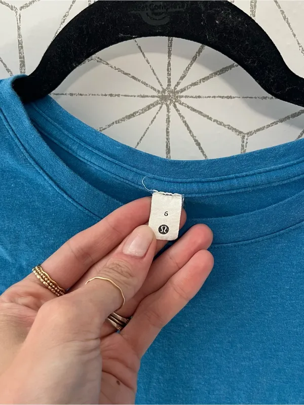 Lululemon Love Tee Teal - Image 2