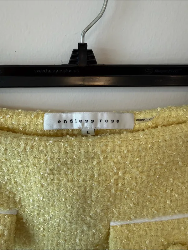 Endless Rose Tweed Mini Skirt - Image 4