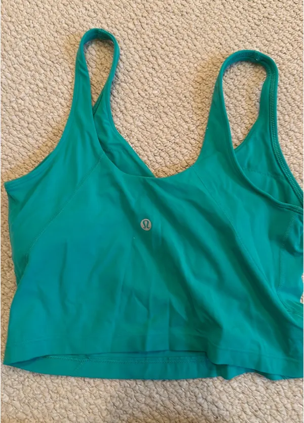 Turquoise Lululemon Align Tank Top - Image 2