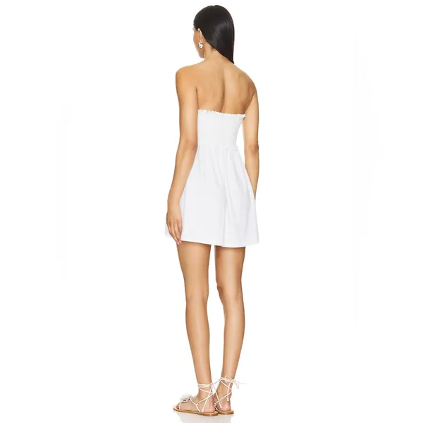 NWT- Lovers & Friends White Strapless NIKKI MINI‎ DRESS Size: XL - Image 3