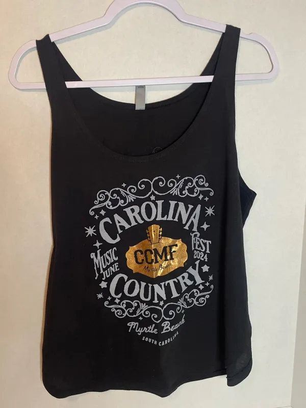 CCMF Myrtle Beach SC Tank Top Womens XXL 2024 Carrie Underwood Morgan Wallen - Image 2