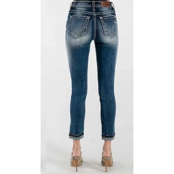 Miss Me | Women’s Ankle Skinny Blue Denim Jeans - 26‎ - Image 2
