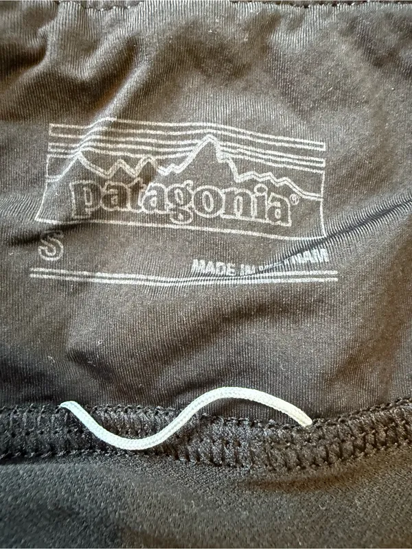 Patagonia Black Women's Athletic Running Shorts - Image 2