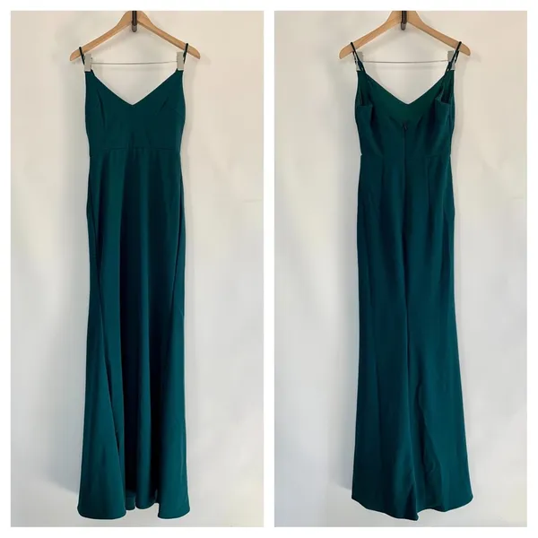 Lulus infinite glory forest green maxi dress - Image 6