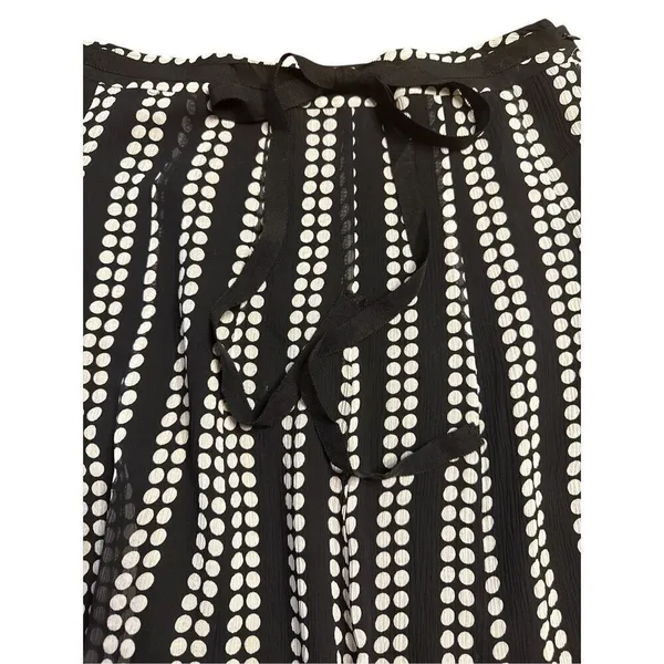 Uniform John Paul Richard Polka Dot Crepe Skirt 100% Silk Womens Size 10 - Image 2
