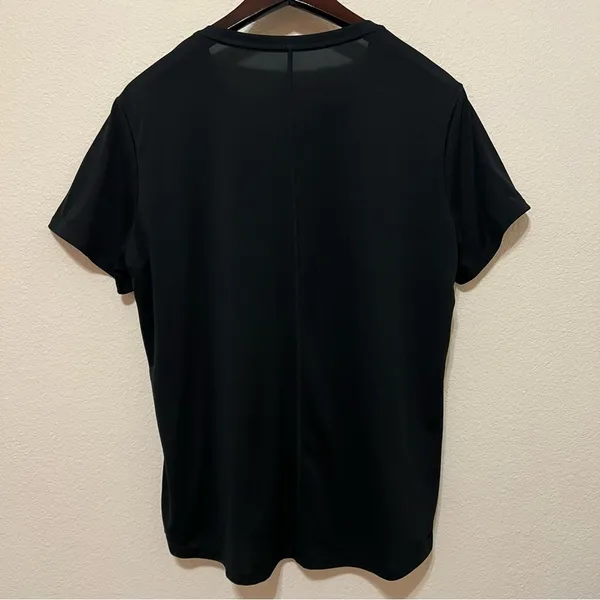Nike front swoosh logo Tshirt, Dry-Fit, black, size L - Image 5