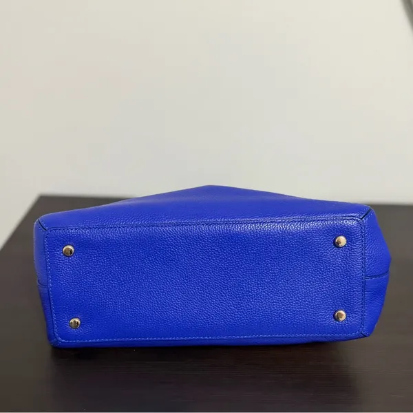 Kate Spade Maise Bow Satchel Bag in Bright Lapis Includes Strap - Image 8