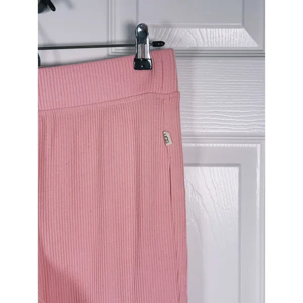 UGG Womens Kylo Brushed Rib Knit Jogger Sweatpants Size S Pink Lounge Cozy Soft - Image 9