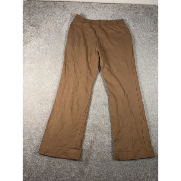 womens nuuds wide‎ leg sweatpants brown xl - Image 7
