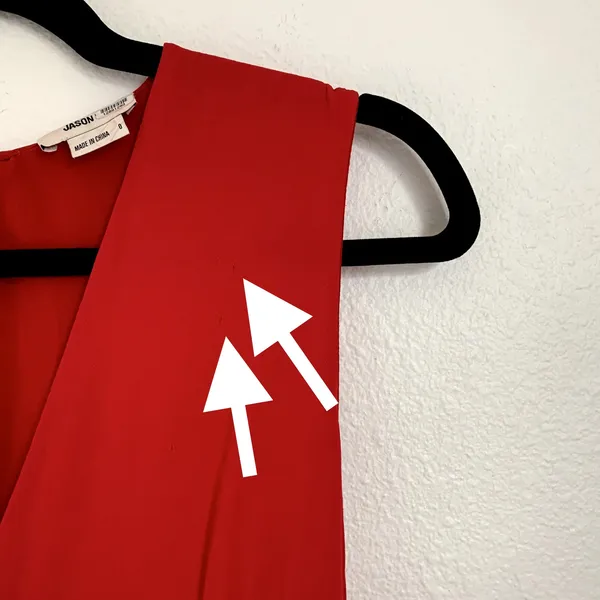 Jason Wu Sleeveless Knee Length Wrap‎ Dress in Red MRSP $495 - Image 9