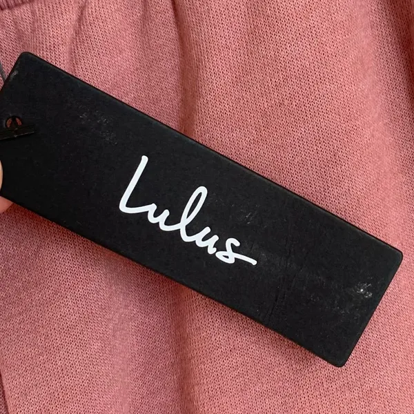 NWT Lulu's Boat House Drawstring Jogger‎ Sweatpants in Mauve Pink - Image 9