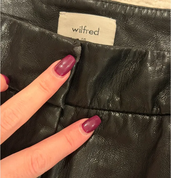 Aritzia Leather Pants - Image 3