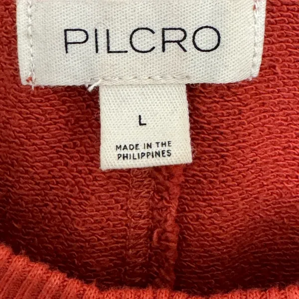 Pilcro Anthropologie Twist-Front Sweatshirt Size: Large Color Copper EUC - Image 5