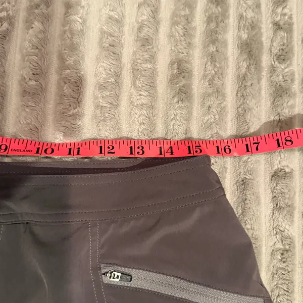 Title Nine Women 8 Athletic Skort Taupe Gray Hiking Golf Tennis Skirt Liner - Image 6