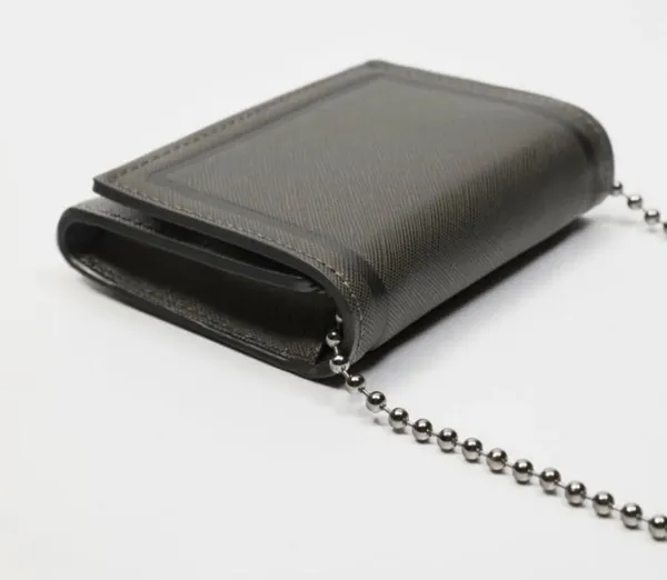 Zara TWO IN ONE FLAP POCKETBOOK/wallet/purse Dark Gray(New with Tag - Image 3