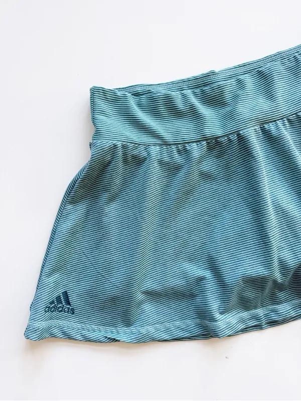 Adidas Striped Tennis Skirt Medium - Image 2